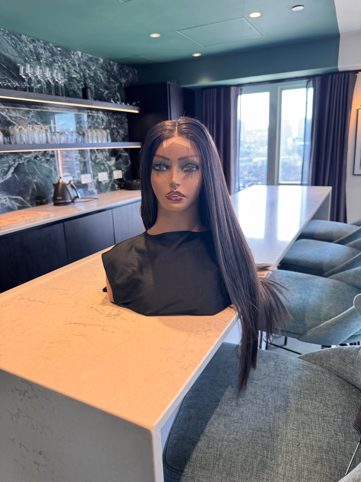 26 inches straight
