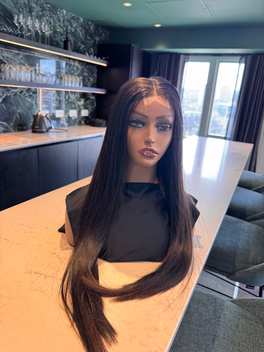 26 inches straight