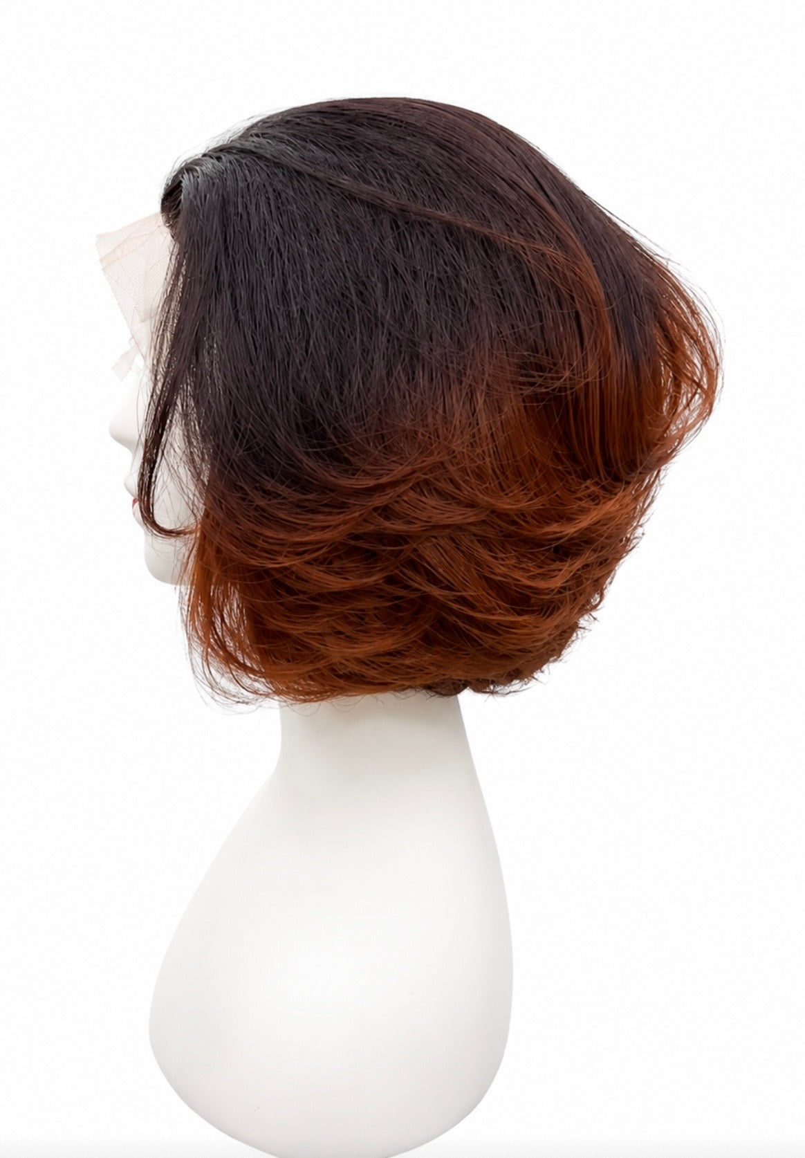 Layered bob wig different color