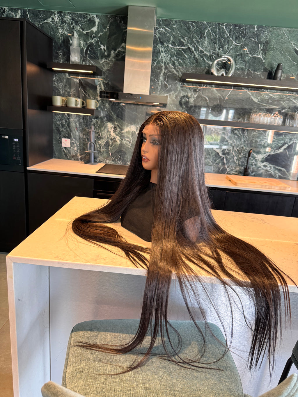 32 inches straight closure
