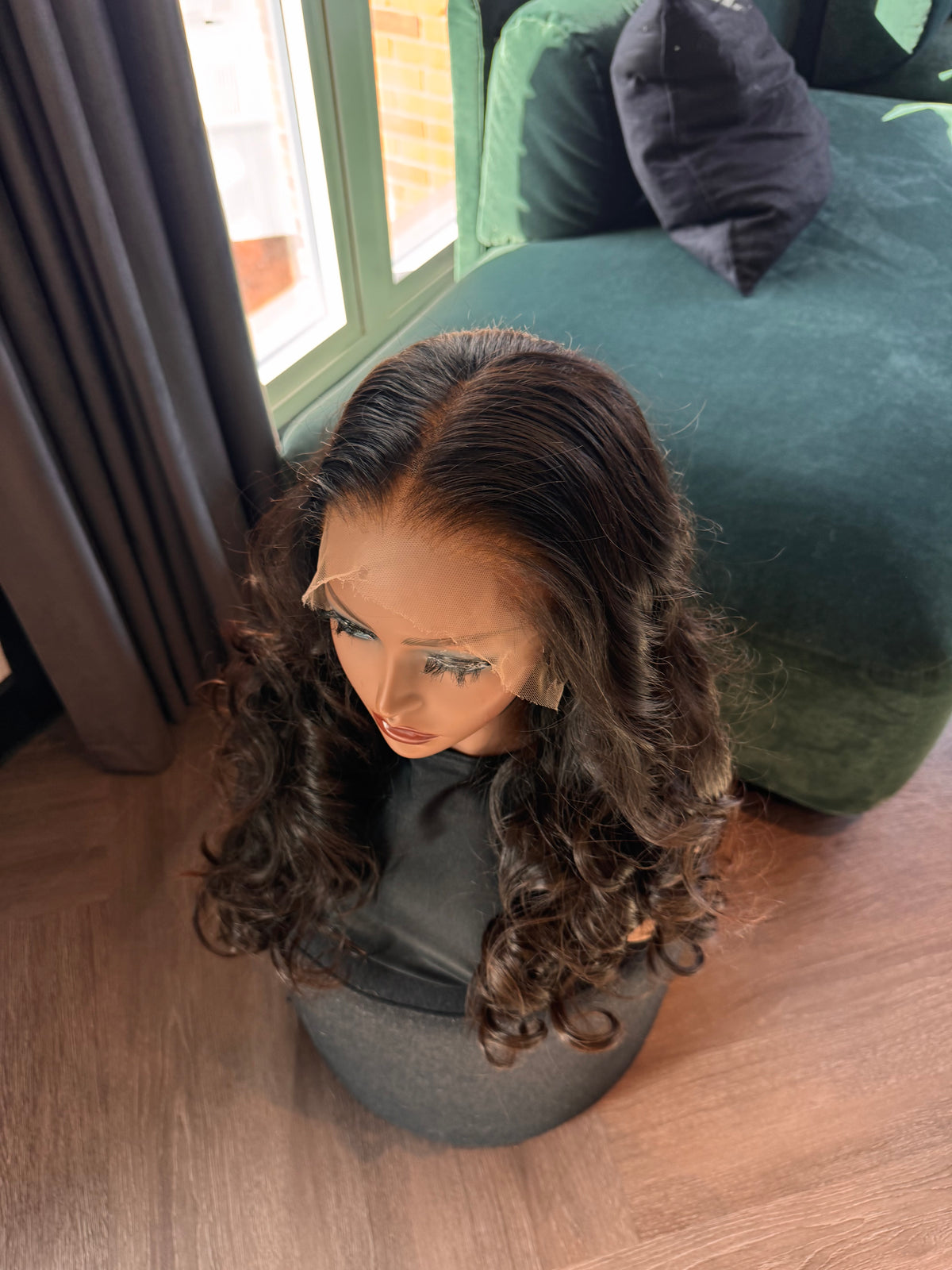 18 inches bouncy frontal