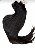 Raw straight hair.