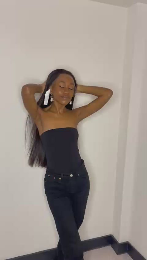24 inches natural straight Frontal