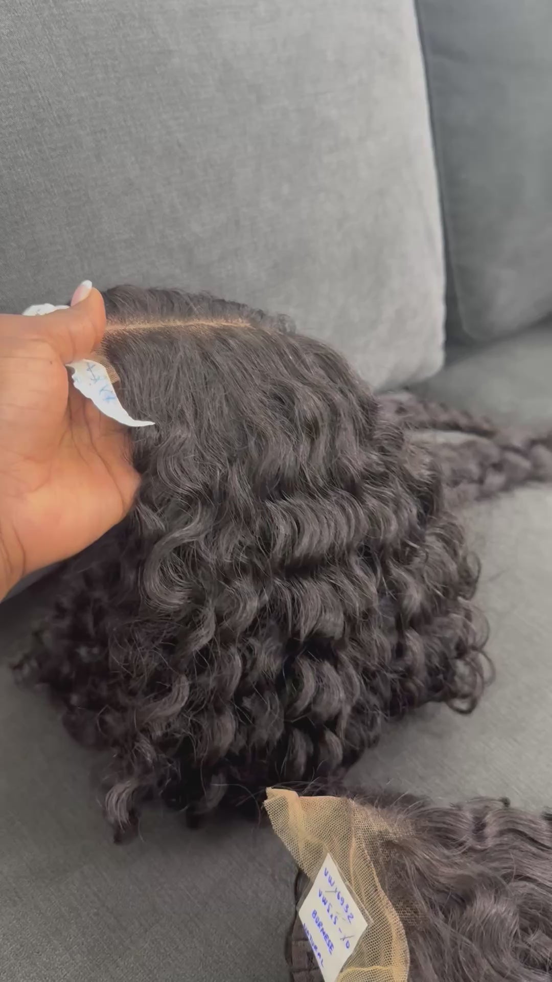 Short curly